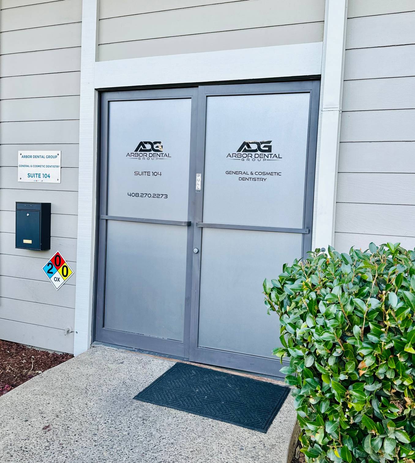 Entrance - Arbor Dental Group - San Jose, CA