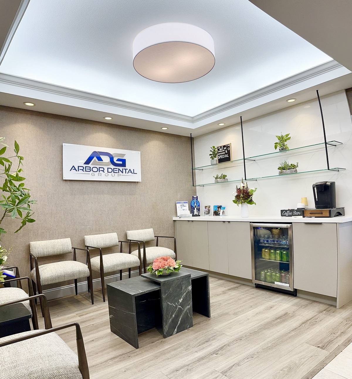 Interior - Waiting Area - Arbor Dental Group San Jose