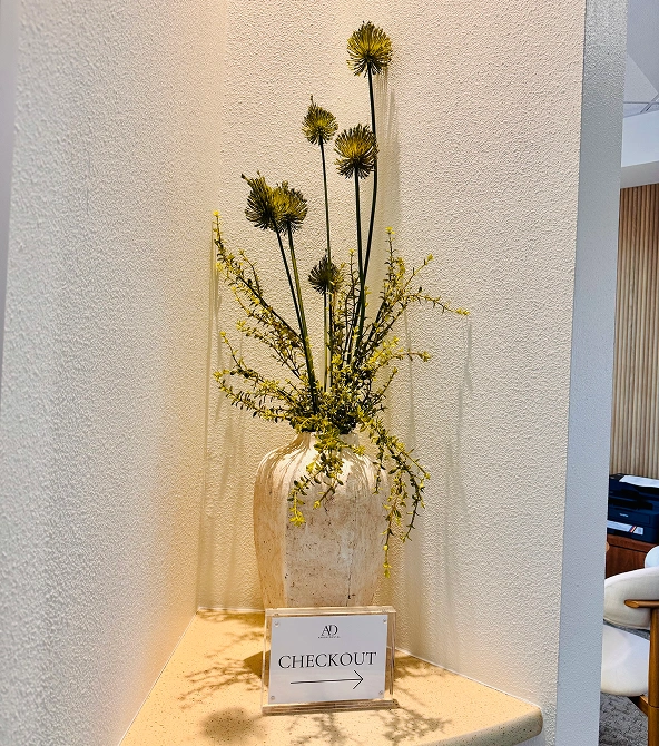 Arbor Dental Group decorative flower display